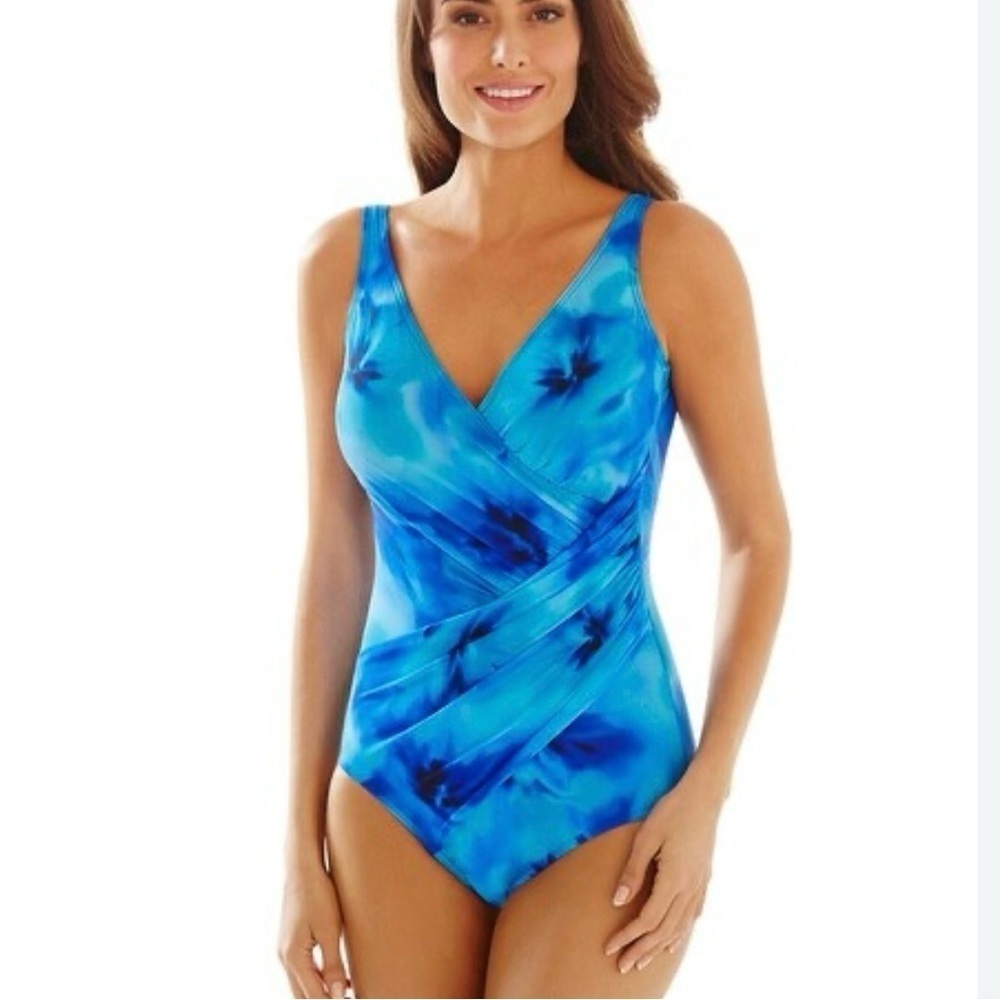 MIRACLESUIT Ocean Dream One-Piece Swimsuit, blue
